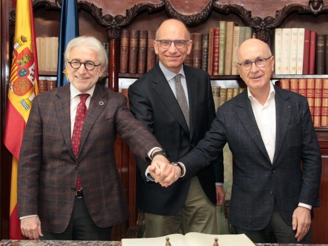 El presidente de Foment se reúne con el ex primer ministro de Italia Enrico Letta