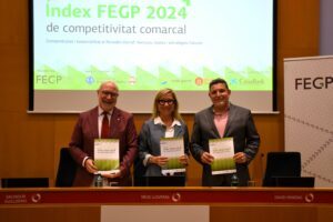 El Índice FEGP 2024 presentado en Foment destaca el impacto de la digitalización en la competitividad de las comarcas catalanas