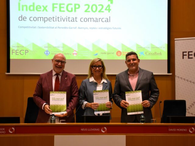 L’Índex FEGP 2024 presentat a Foment destaca l’impacte de la digitalització en la competitivitat de les comarques catalanes