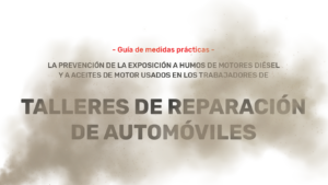 Prevención de la exposición a humos de motores diésel y a aceites de motor usados