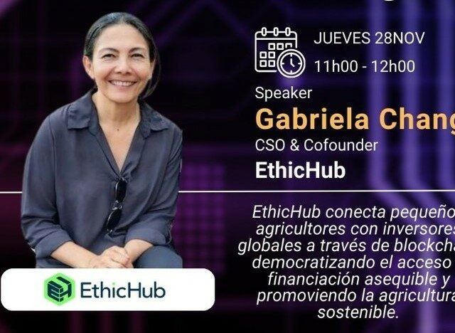 Gabriela Chang, ponente en el World Token Congress