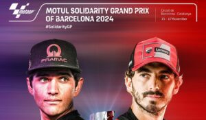 Fila 0 per recaptar fons per a la DANA durant la final solidària de Moto GP del Circuit de Catalunya