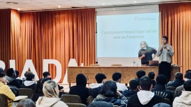 La FAGEM forma alumnes d’FP en prevenció d’assetjament sexual a l’entorn laboral