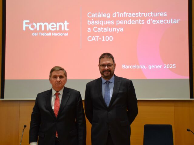 Foment del Treball reclama a la Generalitat i al Govern central un Pacte Català per a les Infraestructures que aporti un mínim de 1.500 milions d’euros complementaris cada any