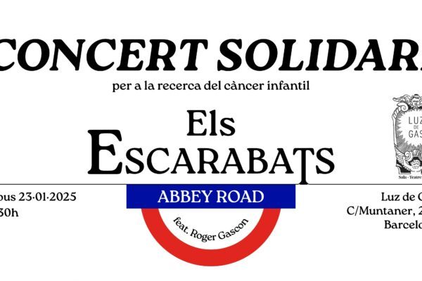 Els Escarabats i Polseres Candela organitzen un concert solidari contra el càncer infantil