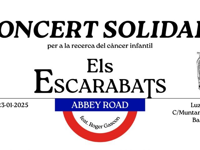 Els Escarabats i Polseres Candela organitzen un concert solidari contra el càncer infantil